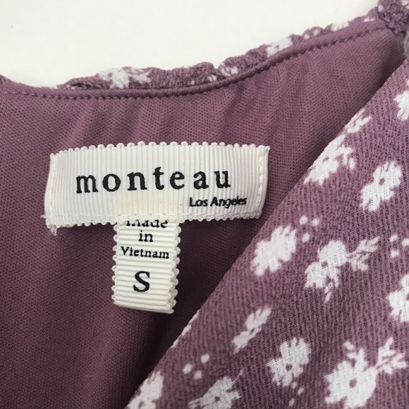 Floral Jumpsuit Dress in Lilac - Monteau - Picture 6 of 13